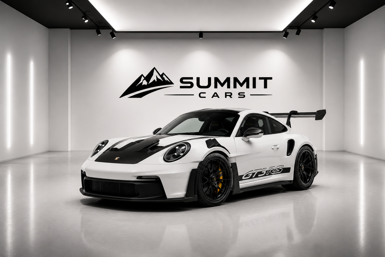 Porsche 911 GT3 RS vue de face