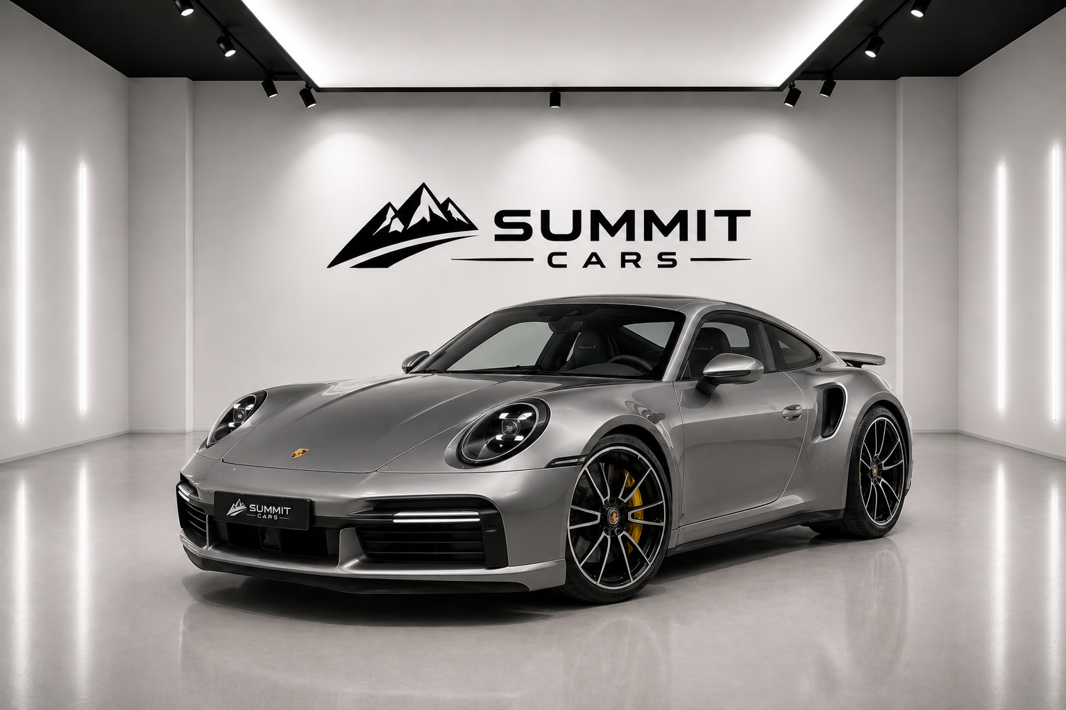Porsche 911 Turbo S vue de face